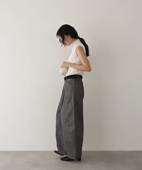 Mellow Pattern Bottleneck Knit t1911-528