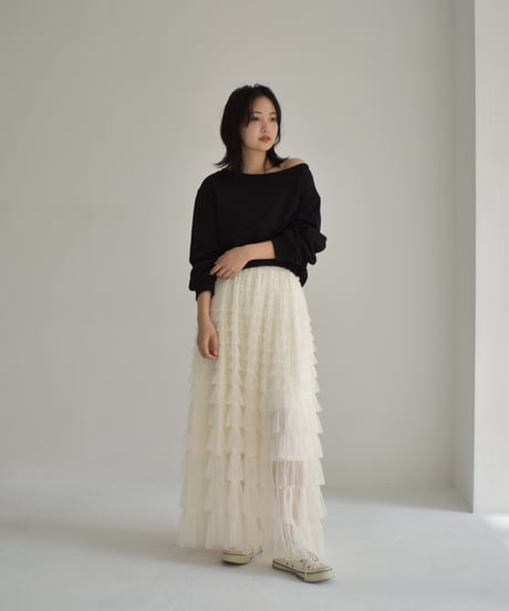 Tiered Tulle Frill Skirt bo2000-111