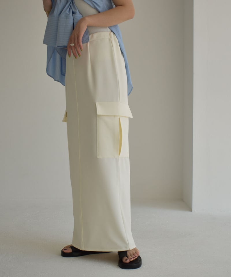 Cargo Pencil Skirt bo2000-86 | cizatto