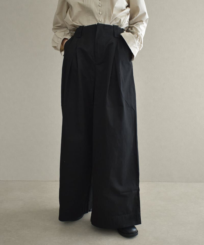 Tuck Wide Pants | cizatto