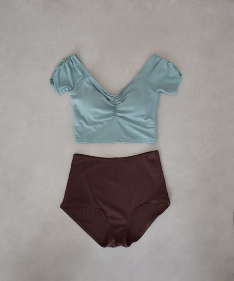Half Sleeve Separate Swim Wear sw2000-13