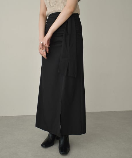 Gather Ribbon Skirt bo2000-59
