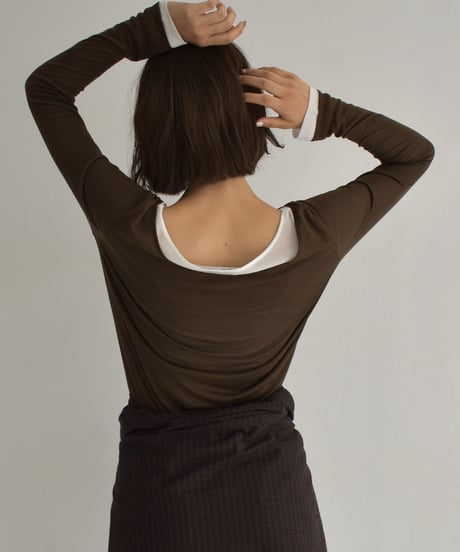 Layered Long Tshirt t1911-458