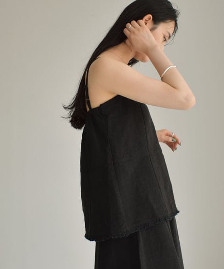 Cottonlinen Jacquard Camisole【セットアップ着用可能】 t1911-203