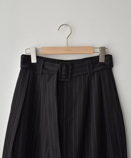 Stripe Cocoon Pants（Black）bo2000-194