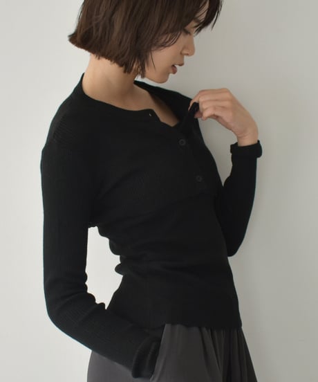 Rib Layered Knit Set t1911-434