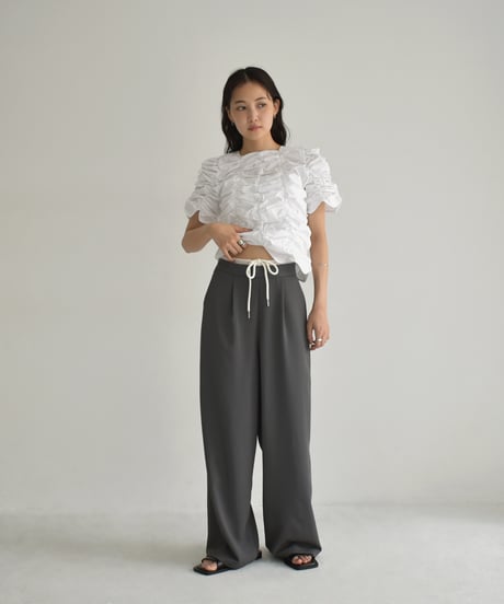 Double Waist Tuck Pants bo2000-162