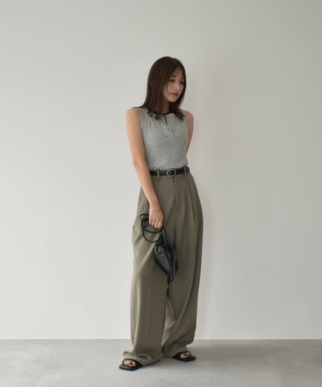 Henry Neck Tank Top t1911-411