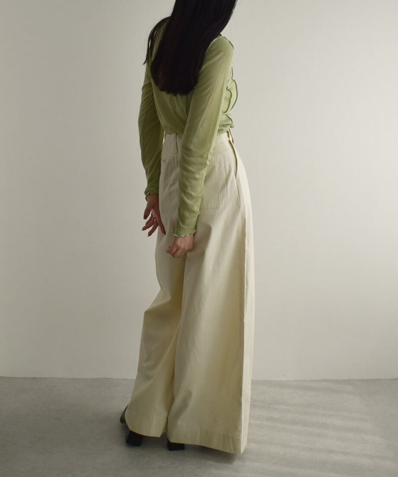 Tuck Wide Pants | cizatto Tuck Wide Pants | cizatto