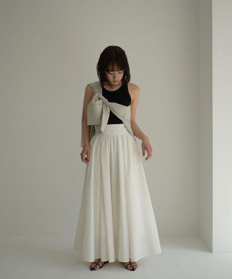 Nylon Flare Skirt bo2000-80