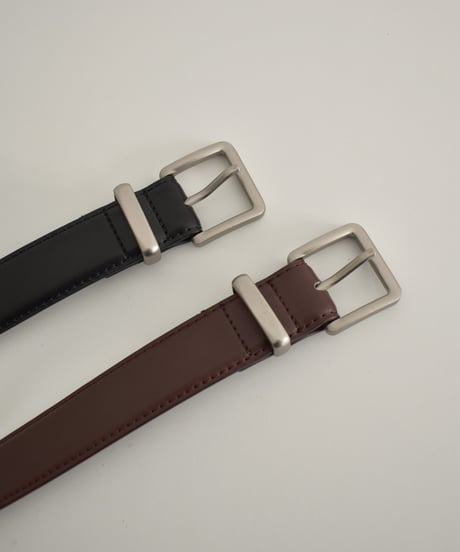 Leather Square Buckle Belt be1913-103