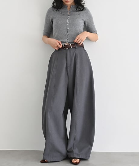Half Sleeve Sheer Rib Knit Cardigan t1911-505