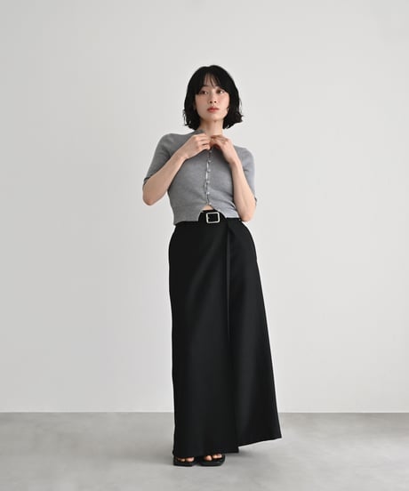 Wrap Long Skirt bo2000-186
