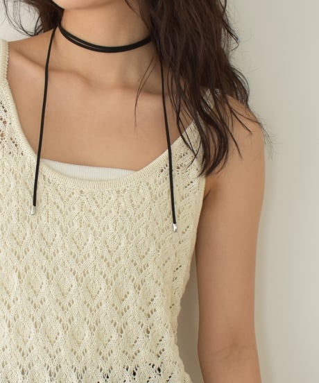 Fake Suede Cord Choker n1910-25