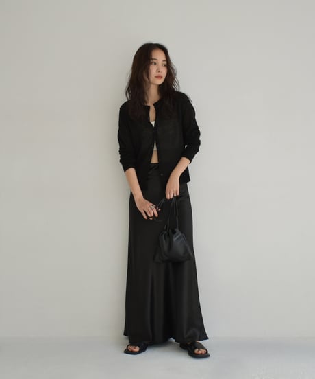 Satin Narrow Skirt bo2000-156