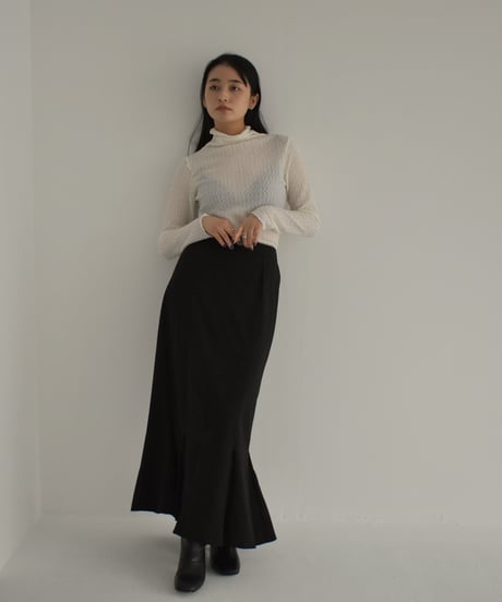 Jacquard Turtleneck Tops t1911-160