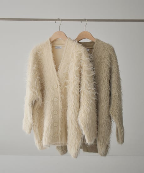 Hairy Shaggy Knit Cardigan t1911-314