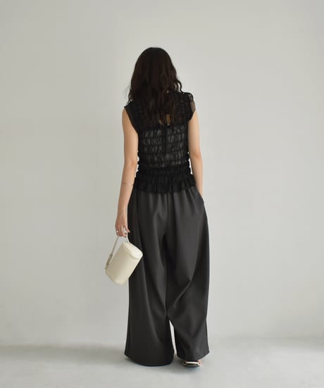 Highwaist 2Tuck Wide Pants bo2000-163