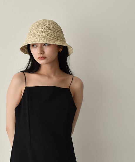Straw Bucket Hat h2000-3