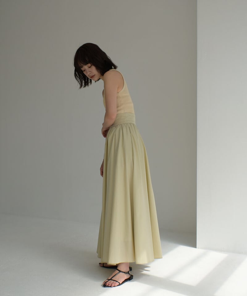 Nylon Flare Skirt bo2000-80 | cizatto