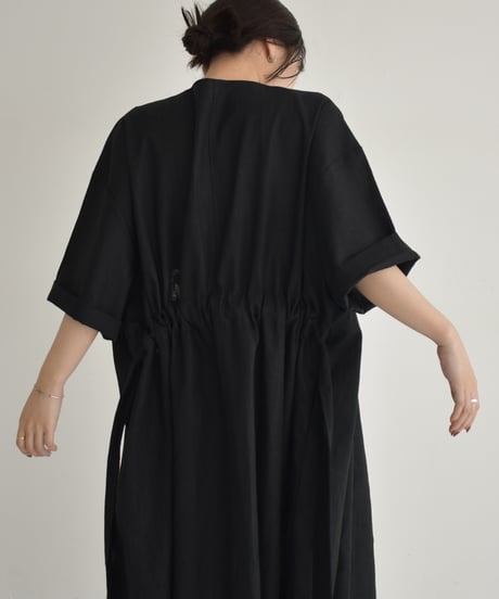 【STUDIO ENUL】Linen Gown Dress 400003