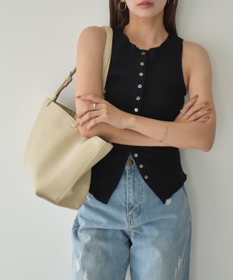Fake Leather Tote Bag b1910-38