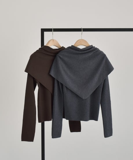 Stole Set Knit Tops t1911-481