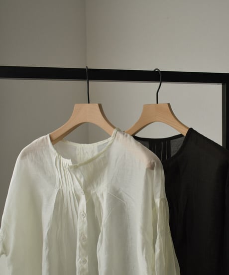 Sheer Tuck Blouse t1911-134