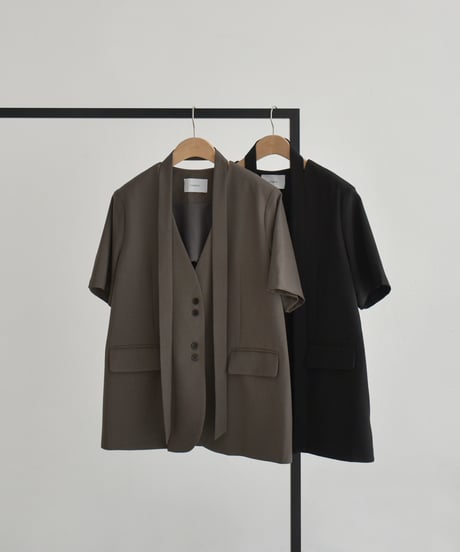 Nocollar Half Sleeve Jacket t1911-419