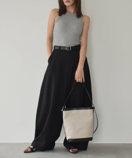 Bicolor Canvas Bag b1910-40