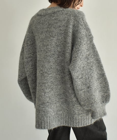 Mix Over Size Knit Cardigan t1911-486