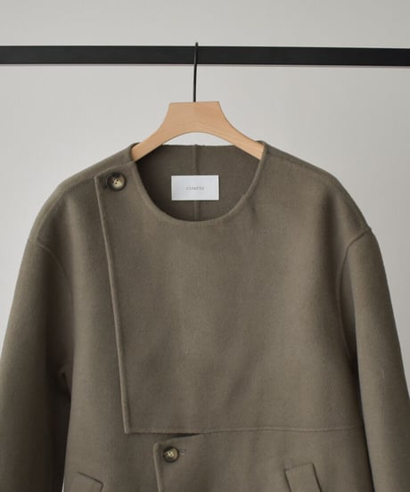 Nocollar Wool Long Coat c1911-25