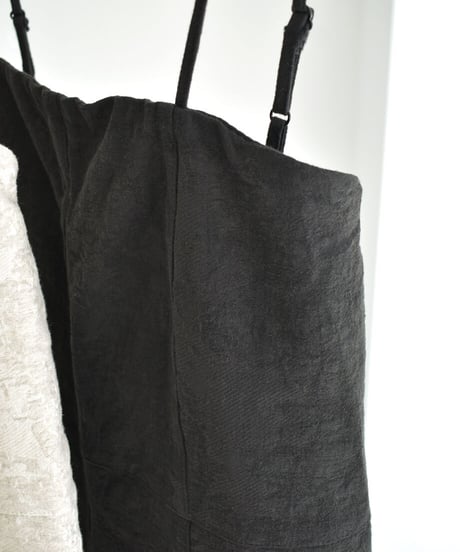Cottonlinen Jacquard Camisole【セットアップ着用可能】 t1911-203