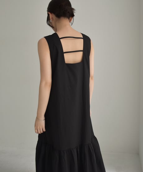 Back Open Nosleeve Onepiece op-0202009531