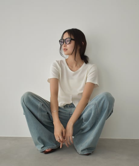 Waist Shape Button Knit Tops t1911-393