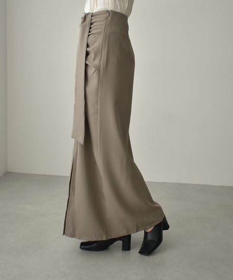Gather Ribbon Skirt bo2000-59