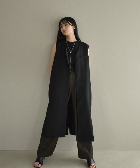 Nosleeve Random Rib Knit t1911-149