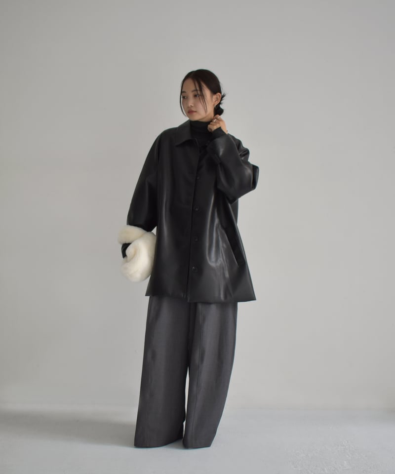 Fake Leather Jacket【cizatto完売品】 ＊週末限定価格＊