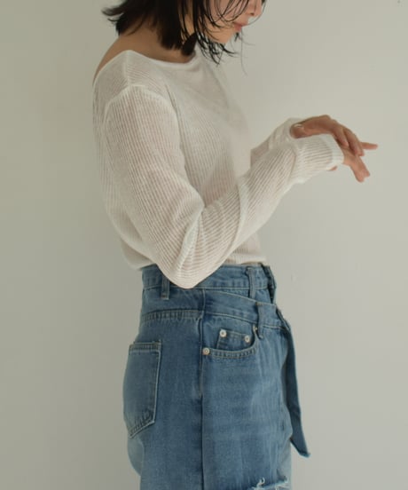 Layered Sheer Tops t1911-215
