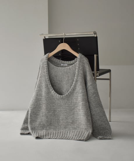 2set Uneck Knit t1911-302