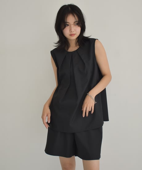 【STUDIO ENUL】Flare Sleeveless Top 200002