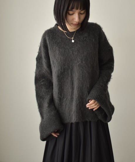 Shaggy Knit Tops t1911-168