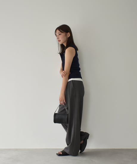 Henry Neck Tank Top t1911-411