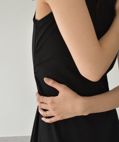 Waist Gather Flare Onepiece op-0202009552