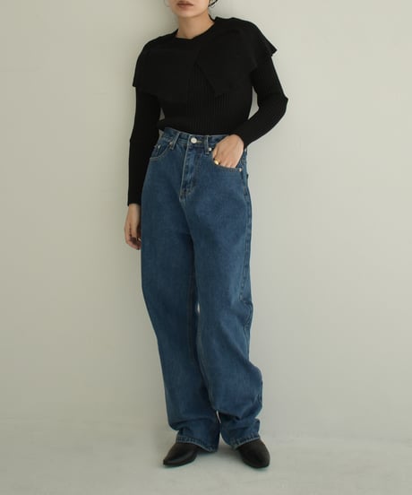 Cape Collar Knit Tops t1911-226