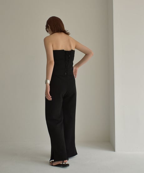 Back Lace Up Bustier【セットアップ着用可能】 0202004437