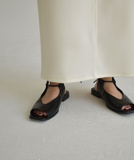Square Toe Laceup Sandal s1912-35
