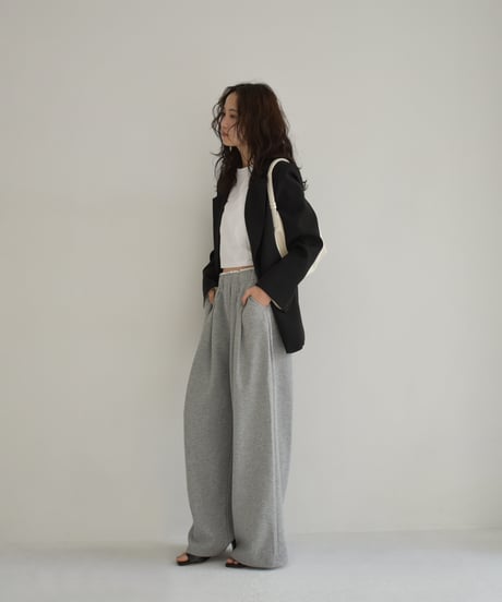 Double Waist Tuck Sweat Pants bo2000-146
