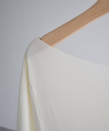 Half sleeve Rib Knit Tops t1911-535