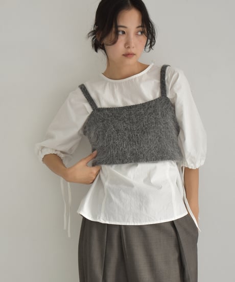 Drawstring Sleeve Blouse t1911-301